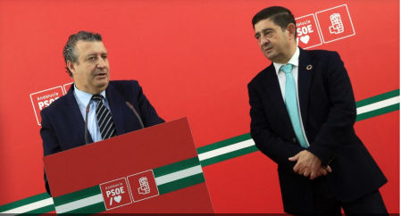 Javier Fernández y Francisco Reyes, presidentes de las diputaciones de Sevilla y Jaén