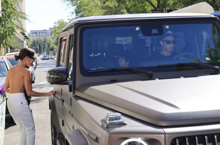 Hiba Abouk y Achraf Hakimi se reencuentran en un restaurante de Madrid meses después de sus separación