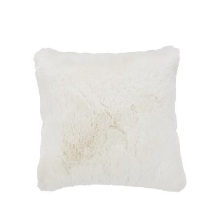 Cojín de pelo sintético.