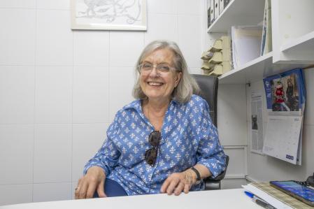 FOTO IGNACIO RODRIGUEZ 01/09/2023. FOTOGRAFIAS DE RESTAURANTE LA TERRASSETA, DONDE TODOS SUS CAMAREROS SON EXALCOHOLICOS. CARRER FRATERNITAT 40. DOCTORA MARIA LUISA MARIN PUIG, ENCARGADA DEL PROYECTO DEL COMEDOR LA TERRASSETA. BARCELONA, ESPANA.