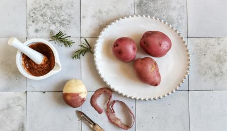 Patatas al ajillo al pastor