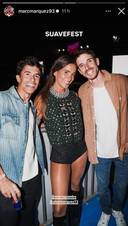 Álex y Marc Márquez en el 'Suave Fest'