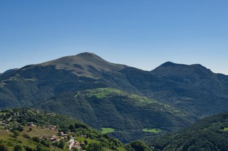 Paisaje de la Vall de Ribes visto desde Campelles.