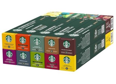 STARBUCKS Discovery Variety Pack de Nespresso, Cápsulas de Café 10 x 10 (100 Cápsulas)