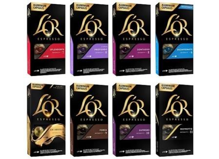 L'OR Espresso surtido de cápsulas de café 8 sabores