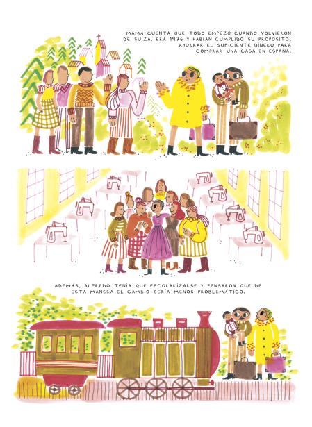 Una página de 'El Cuerpo de Cristo', de Bea Lema