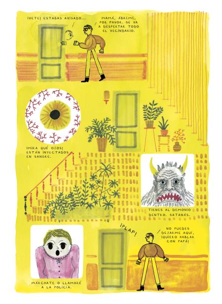 Una página de 'El Cuerpo de Cristo', de Bea Lema