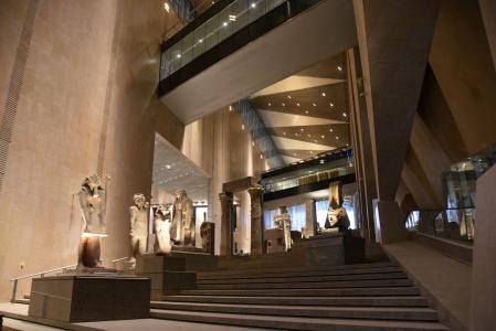 Gran Museo Egipcio (GEM) en Guiza, Egipto