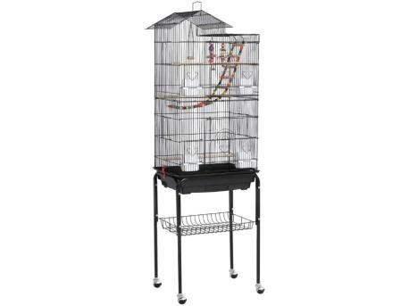 Yaheetech - Jaula para pájaros con soporte