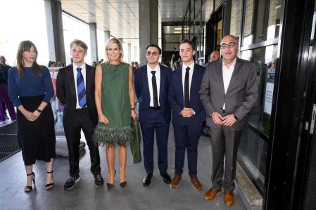 La reina Máxima de Holanda en el evento celebrado en Rotterdam