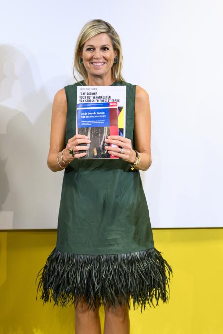 La reina Máxima de Holanda en el evento celebrado en Rotterdam