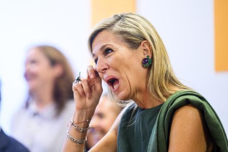 La reina Máxima de Holanda en el evento celebrado en Rotterdam