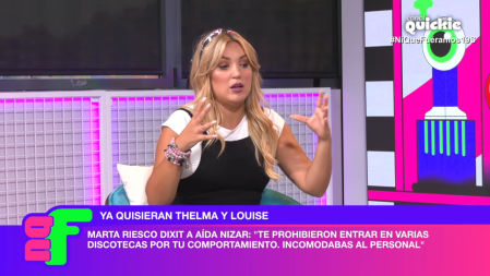 Duro enfrentamiento entre Aída Nízar y Marta Riesco: 