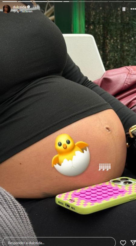 Dulceida embarazada