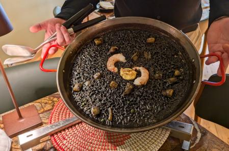 Arroz de sepia y gamba