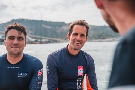 Sir Ben Ainslie del equipo INEOS Britannia