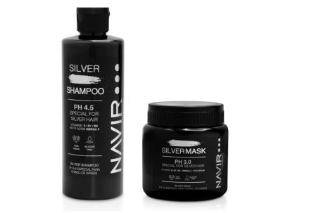 Navir profesional mascarilla y champú matizadores