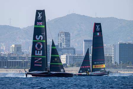 Practica Oficial para la Louis Vuitton Regata preliminar.