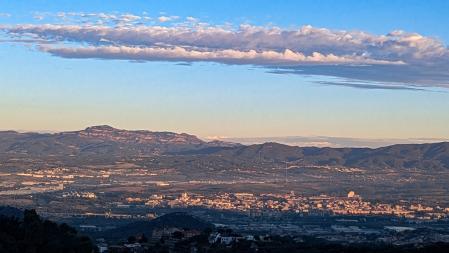 Vista de la llanura vallesana.