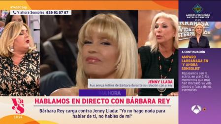 Jenny Llada, examiga de Bárbara Rey, estalla en 'Y ahora Sonsoles' contra Pilar Vidal: 