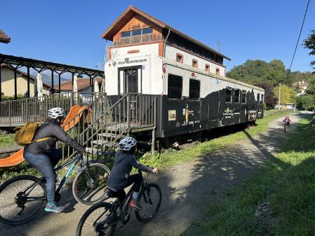 La oficina de turismo de Lekunberri ocupa la antigua estación de tren