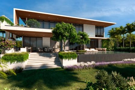 Fachada frente al mar.