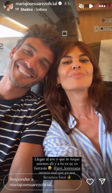 María José Suárez se encuentra con su ex en el tren: ''Vuelve a pasar lo mismo''
