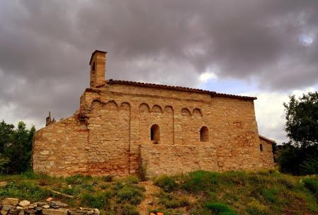 Iglesia de Sant Cristóbal restaurada recientemente.