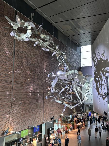 Interior de la Sala de Conciertos de Helsinki.