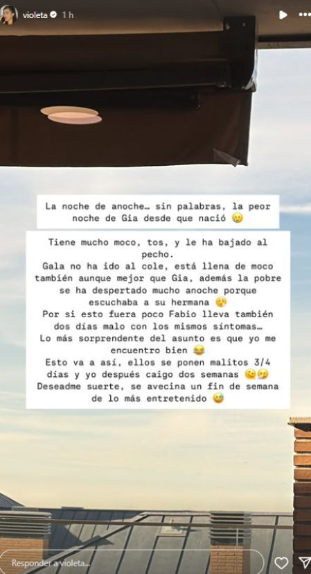 Violeta Mangriñan se sincera en Instagram