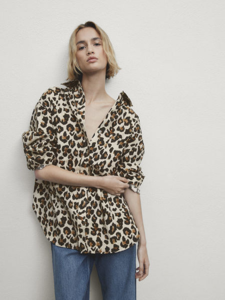 Camisa estampada de Massimo Dutti