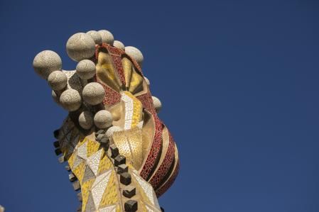 DETALLE DE LAS TORRES DE LA SAGRADA FAMILIA