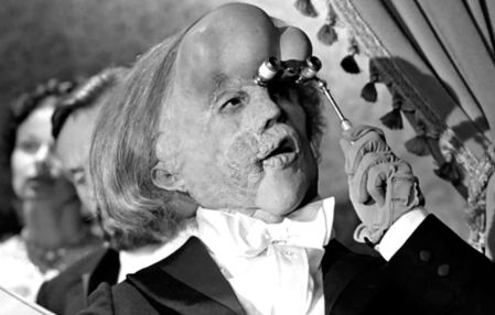 Una imagen de 'El hombre elefante'