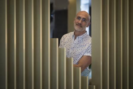 Arthur Brooks en el Hotel Reina Sofia de Barcelona.