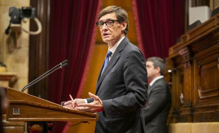 SESION DE DEGATE DE POLÍTICA GENERAL DEL PARLAMENT DE CATALUNYA. SALVADOR ILLA