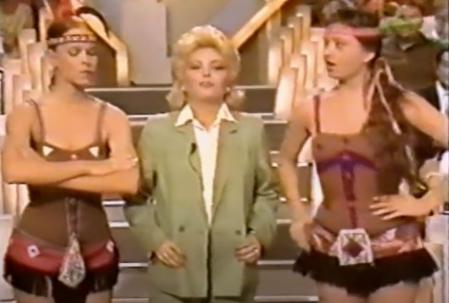 Mayra Gómez Kemp, en el Un, dos, tres, dedicado al descubrimiento de América en octubre de 1983