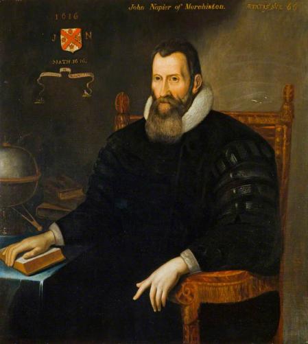 Retrato de John Napier.