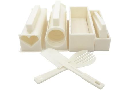 Exzact EX-SM10 - Kit de fabricación de sushi de 10 piezas