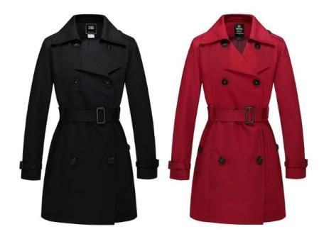 Wantdo Gabardina Impermeable Mujer