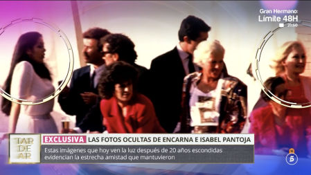 'TardeAR' descubre las únicas fotografías de Isabel Pantoja y Encarna Sánchez juntas