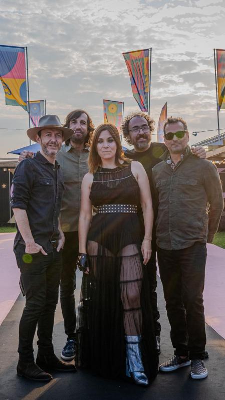 La banda, en el Boombastic Festival.