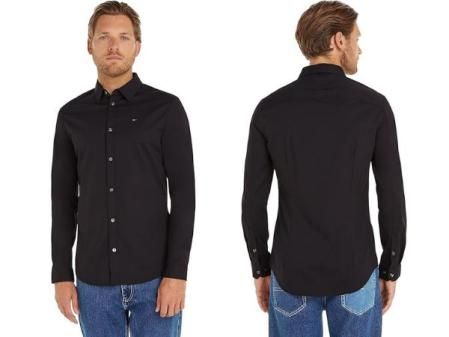 Tommy Jeans TJM Original Stretch Shirt Dm0dm04405 Camisa Hombre