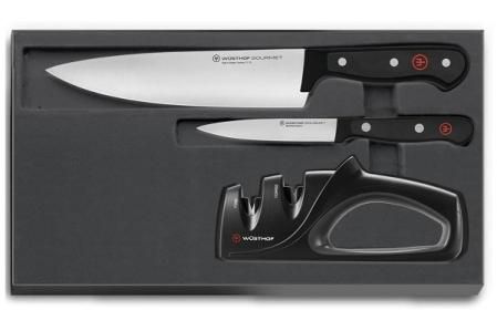 Juego de cuchillos Wüsthof Gourmet con afilador