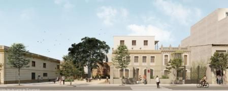 Recreación de la futura urbanización de las casitas de Encarnació