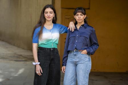 Helena Ros y Marta Torrella, integrantes del grupo Tarta Relena