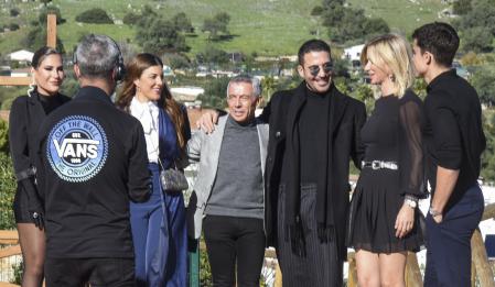 Con Miguel Ángel Silvestre, Álex González y Susanna Griso durante un acto de la Fundación López Mariscal.