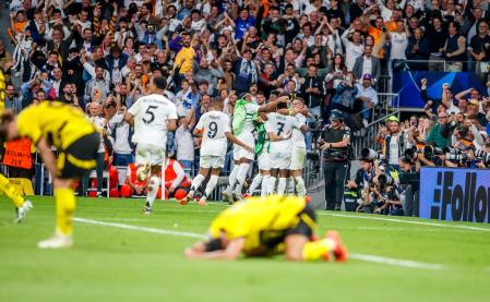 Jornada 3 de UEFA Chamoins Leugue en el Santiago Bernabeu Futbol Real Madrid C.F. Borussia Dortmund Remontada del Real Madrid