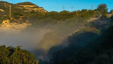 Espectro de Brocken en los entornos del santuario de la Gleva.