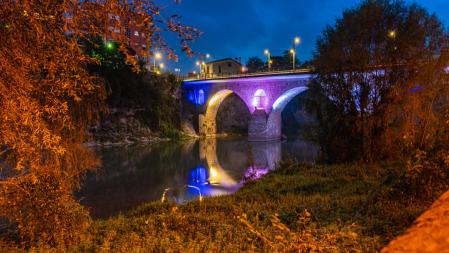 Puente de Can Molas en Manlleu.