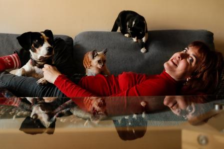 La actriz comparte su vida con Kika y Margarita